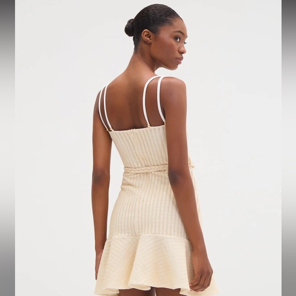 NWT PatBO METALLIC KNIT MINI DRESS - Picture 2 of 10